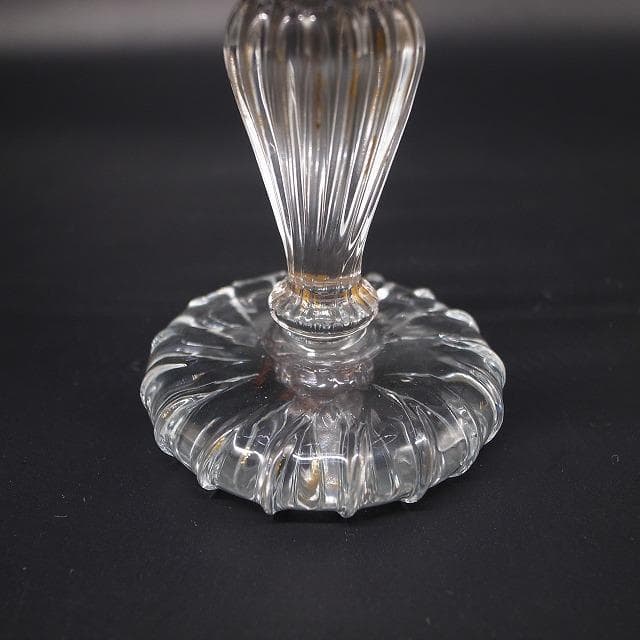 エミール・ガレ　金彩装飾　オリーブ文様　シャンパンカップ