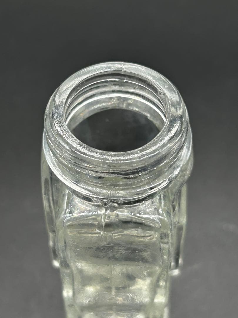 汽車型　金平糖瓶　レトロ瓶　ガラス