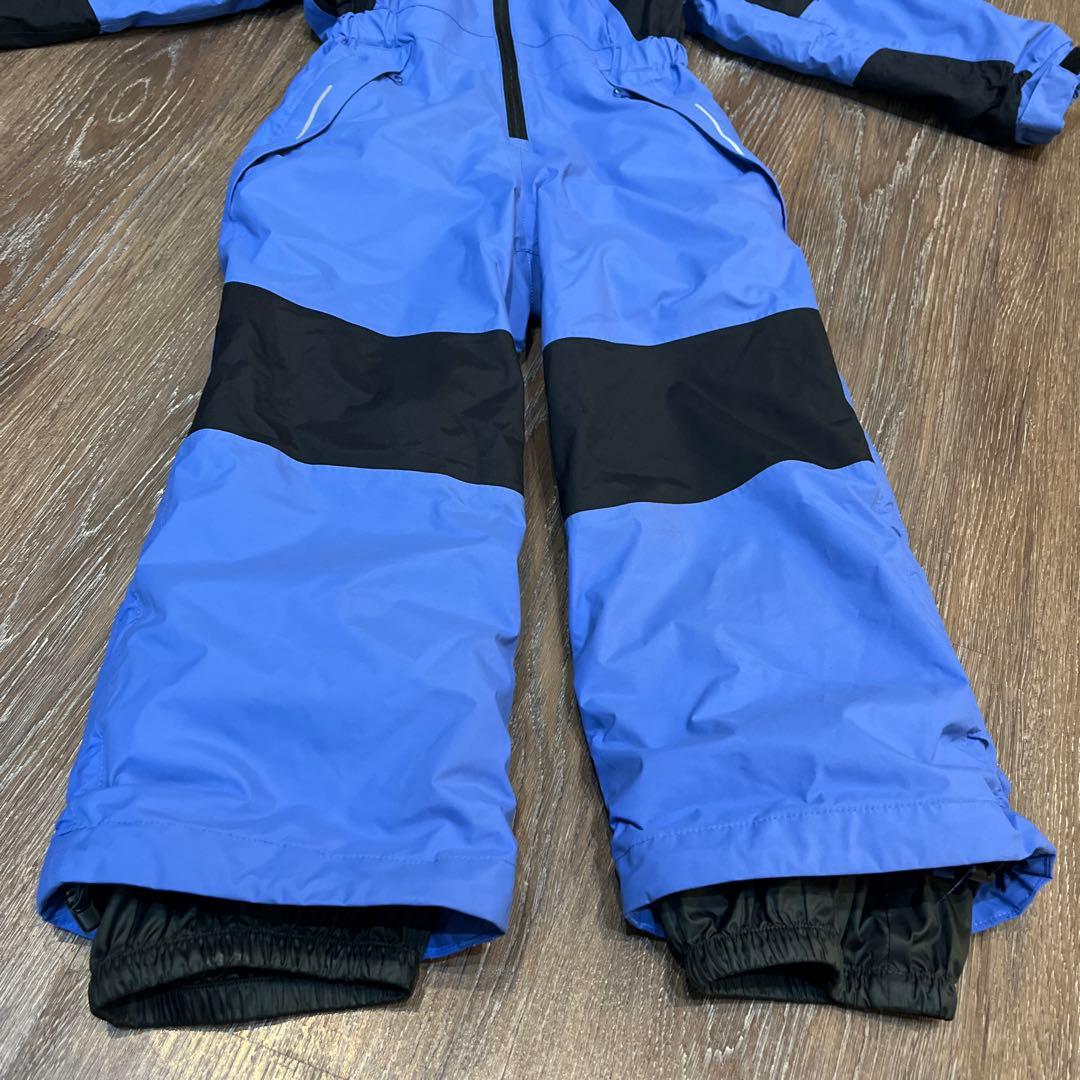 美品　ノースフェイス　スノーウェア 110ブルー 男の子　つなぎ　ワンピース