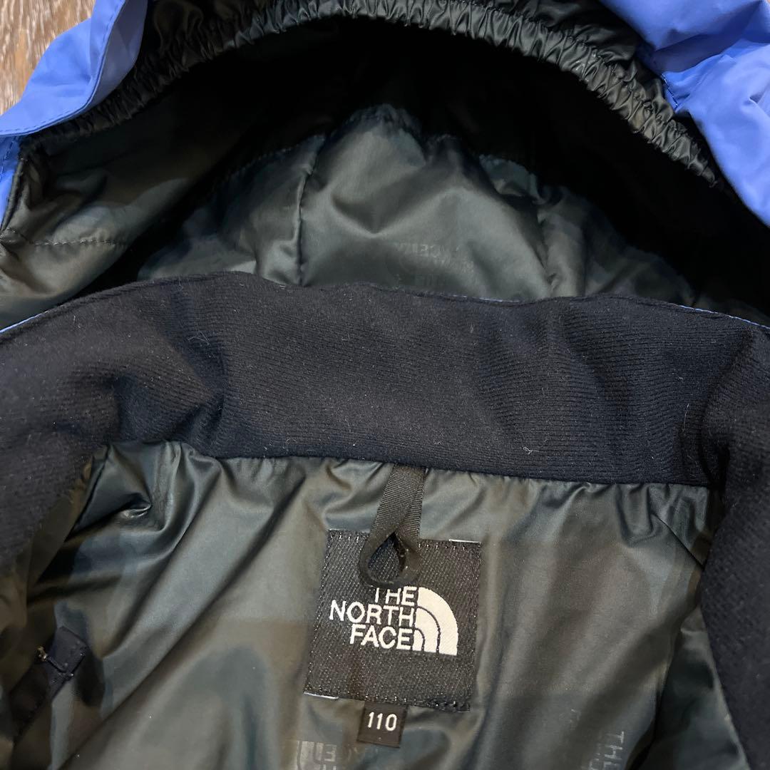 美品　ノースフェイス　スノーウェア 110ブルー 男の子　つなぎ　ワンピース