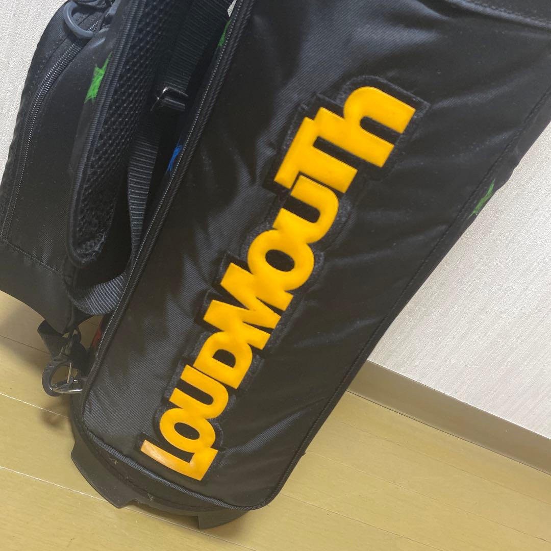 新品未使用！ LOUDMOUTH キャディバッグ ブラック 星柄