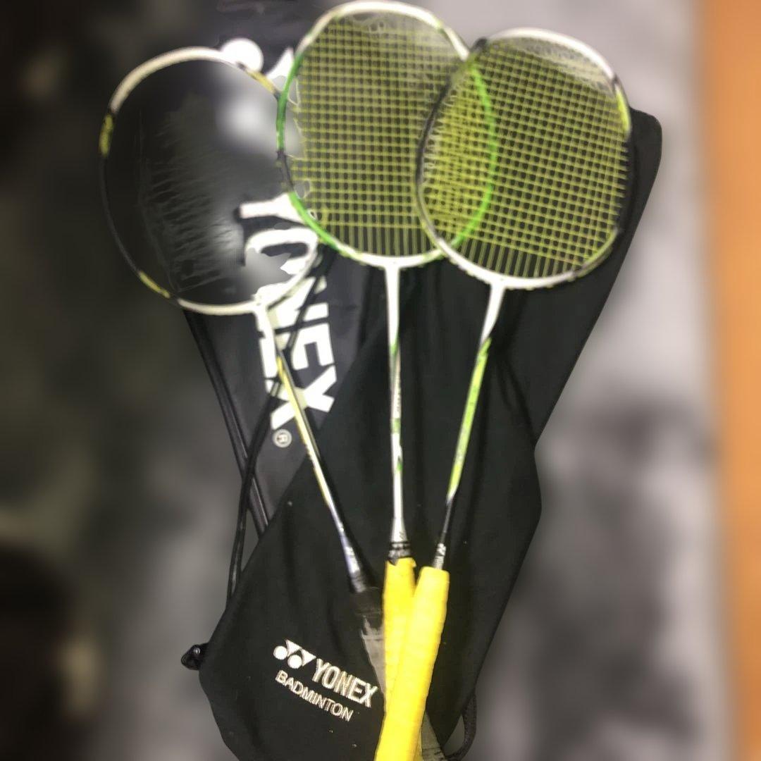 これからバドミントンを始めたい方にオススメ‼︎ ヨネックスラケット3本セット⭐︎