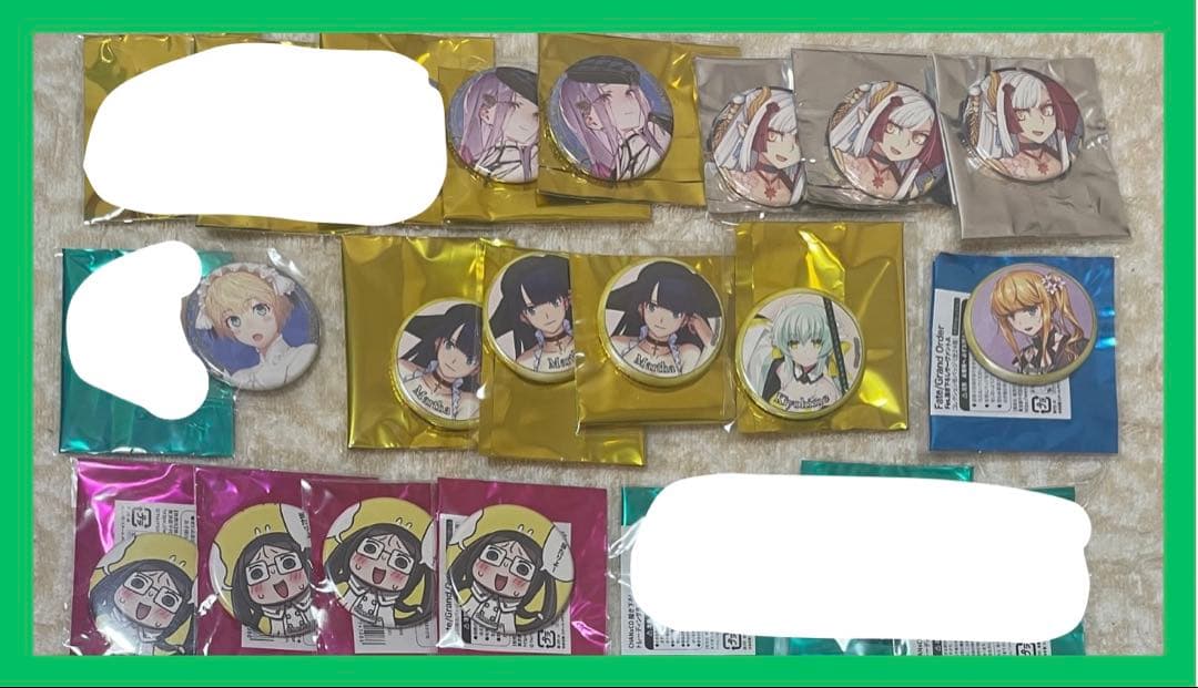【バラ売り100円〜】 Fate FGO fes 霊基召喚缶バッジ など