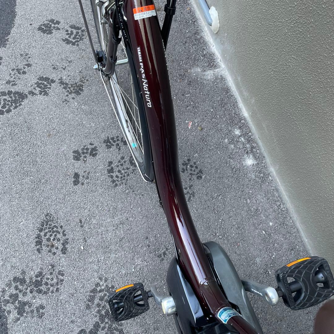 ヤマハ電動アシスト自転車ブラウン
