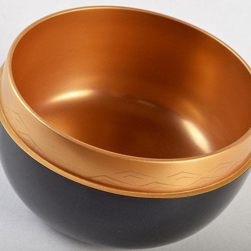 sai316 　柿本章作　塩釜蒔絵　内金溜　平棗　共布共箱　M　R9244