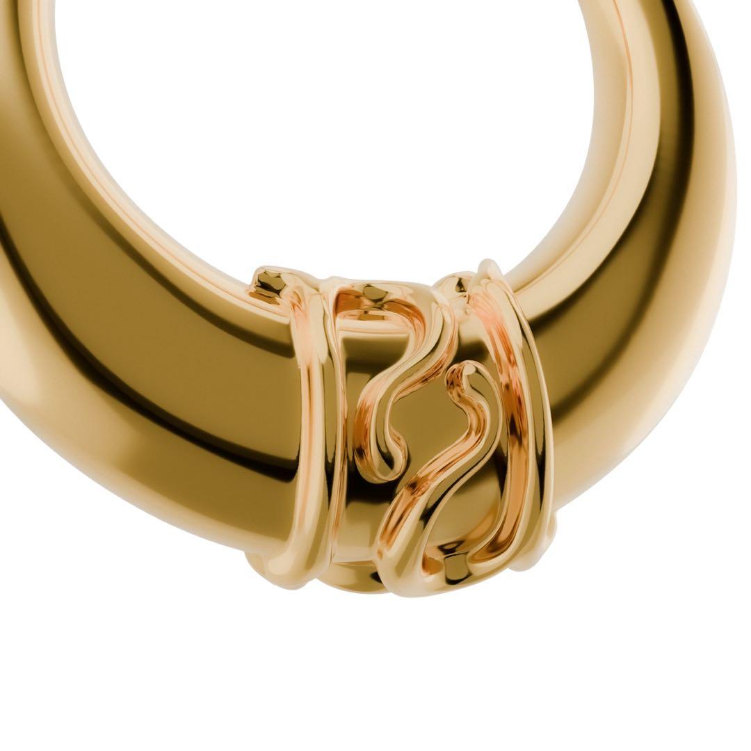 pointless journey EAR RING PJ LOGO ゴールド