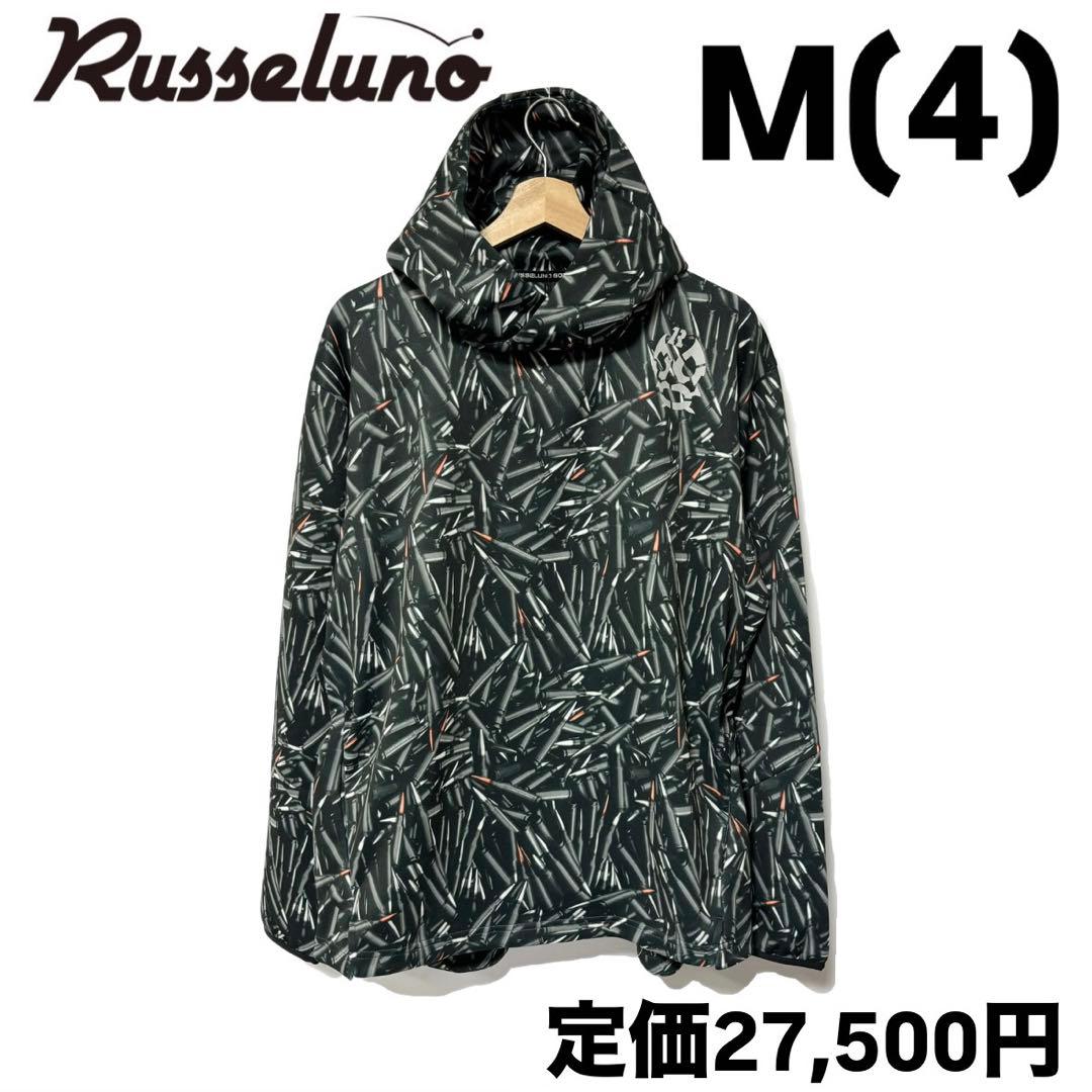 新品 ラッセルノ ゴルフ パターン ライト フーディー バレット M 4