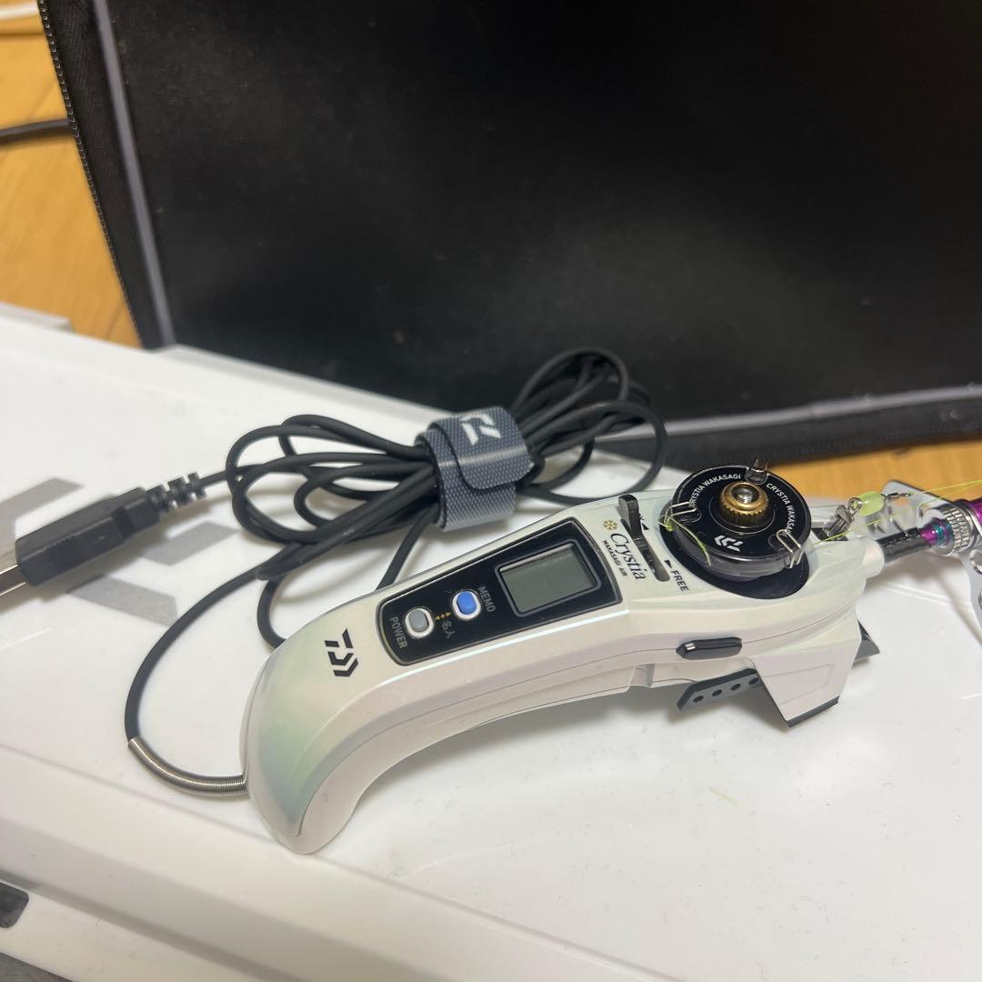Crystia ワカサギAIRデジタルカウンター付電動リールアタッチメント付