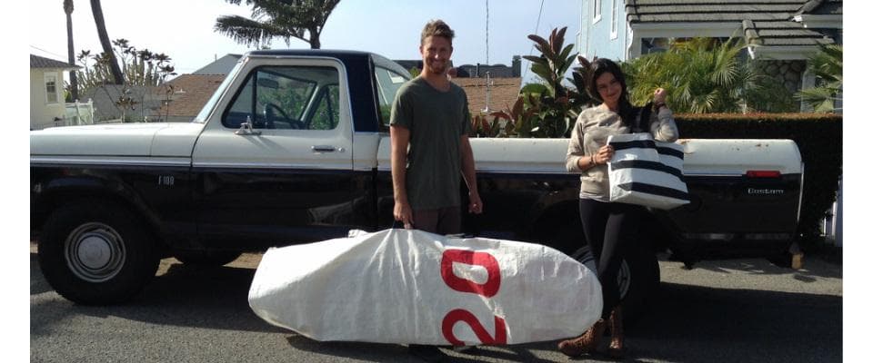 USA製 L33 CALIFORNIA アメリカ製 セイルクロス ボードケース