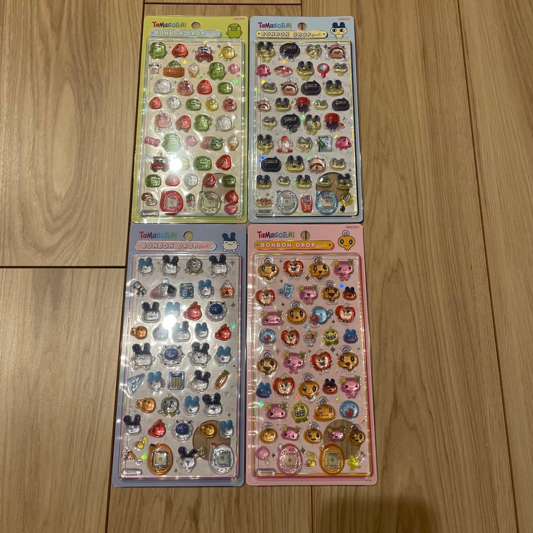 ボンボンドロップシール　たまごっち4点セット