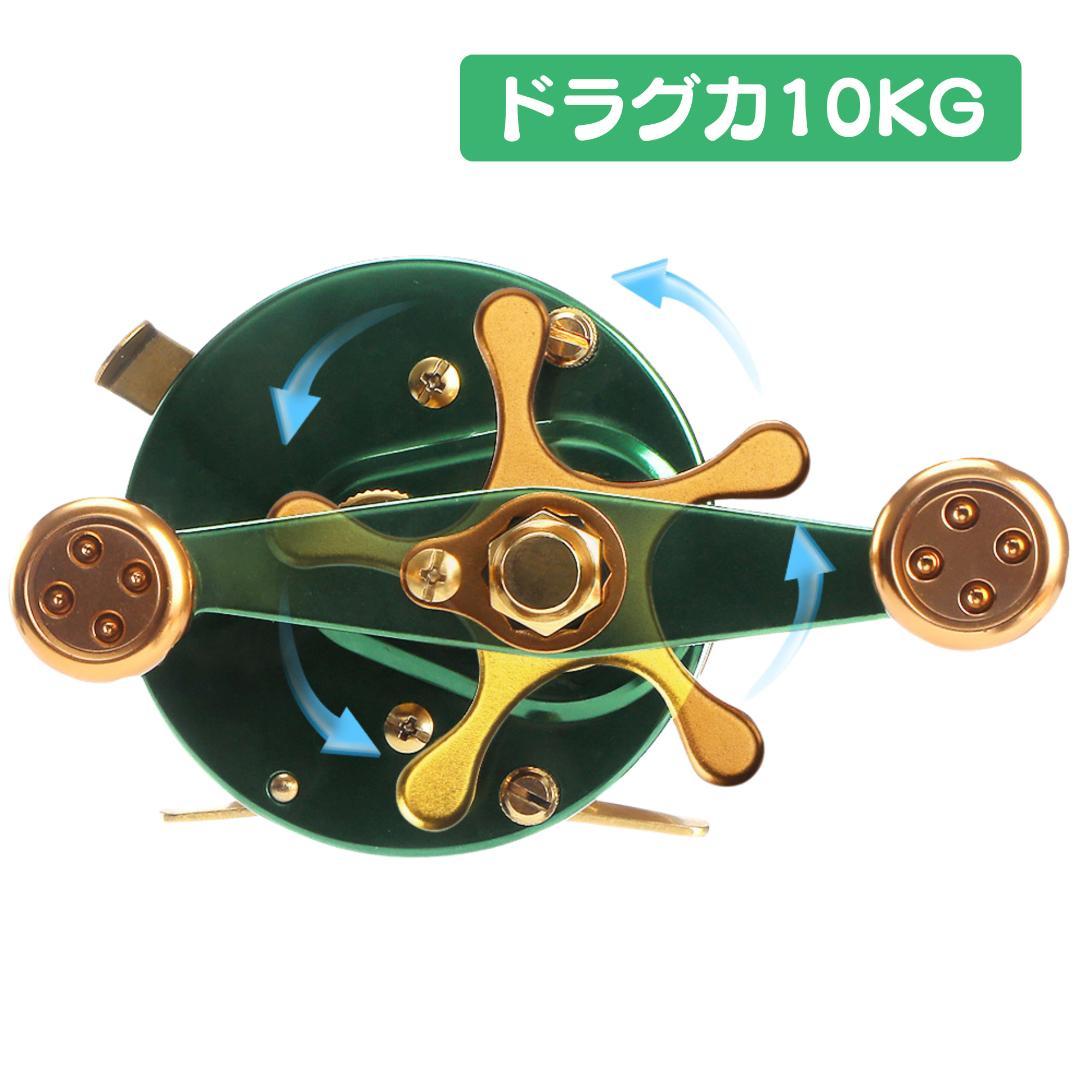 ベイトリール ビッグベイトリール リール 両軸リール 釣りリール 右ハンドル