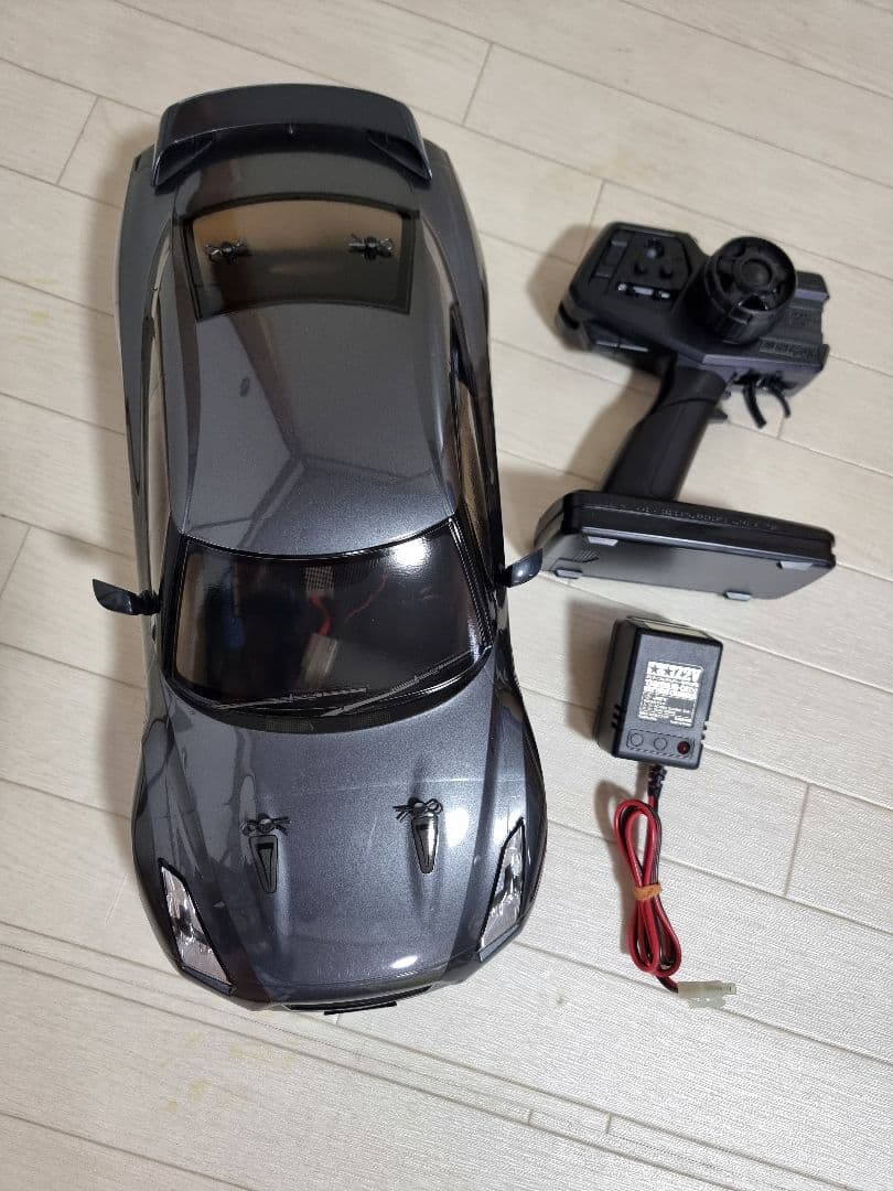 タミヤ TT02 GT-R R35 シャーシ（ライト付き）