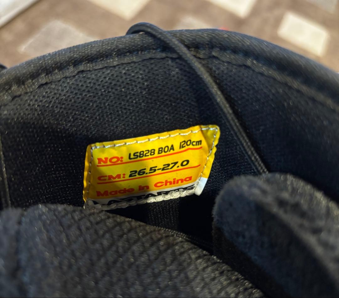 【美品】LASTARTS スノーボードブーツ ブラック26.5cm～27cm