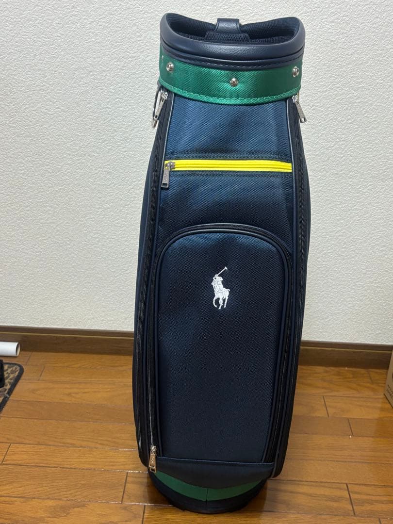 POLO RALPH LAUREN キャディバッグ ネイビー/グリーン