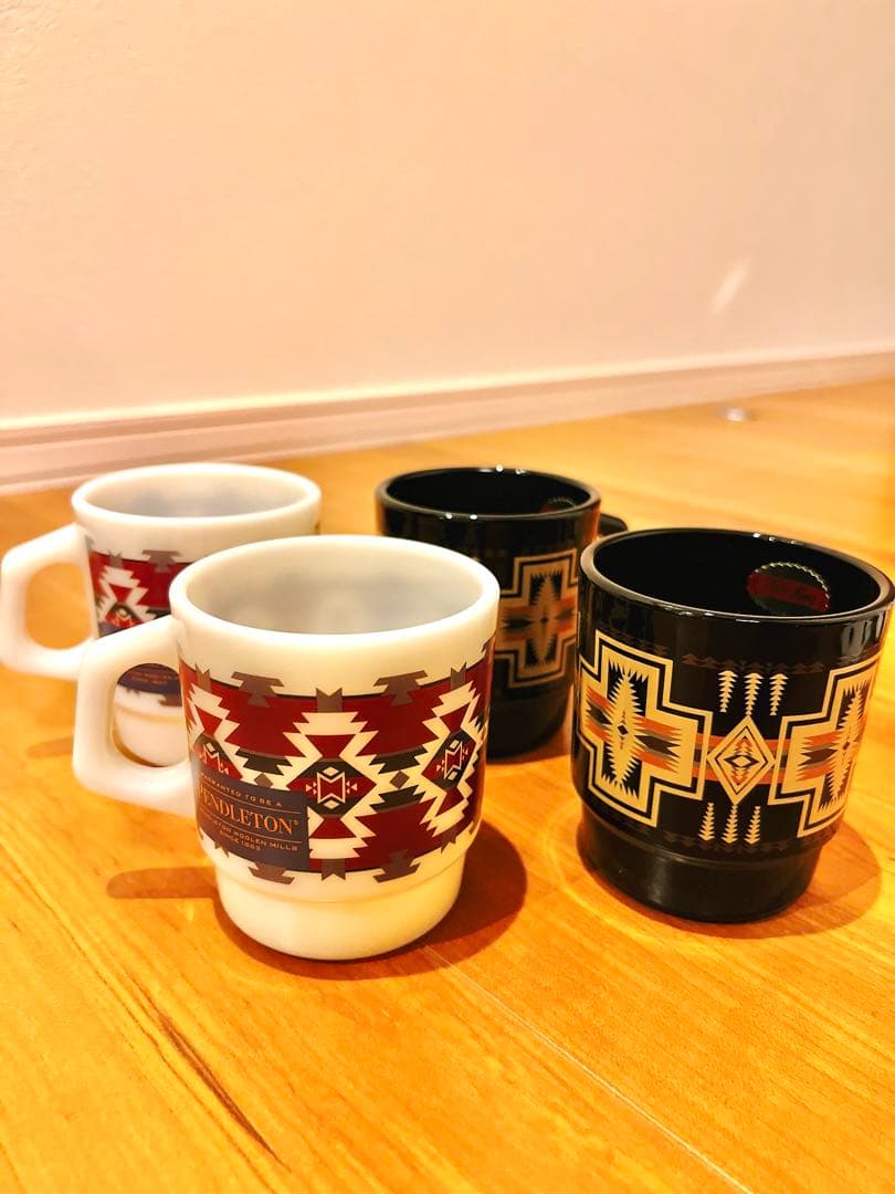 ペンドルトン×ファイヤーキング Fire King×PENDLTON マグカップ