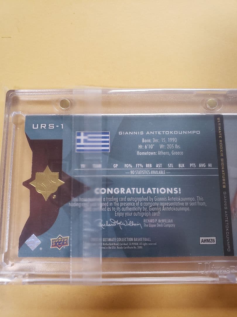 250シリ2013アルティメイトコレクション ヤニス直書きブックレットRCオート