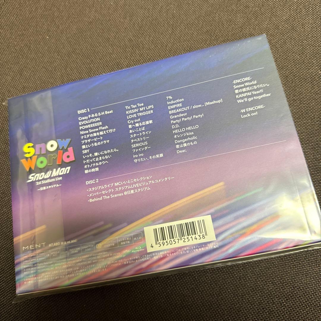 Man  World 日産スタジアム Blu-ray 新品未開封