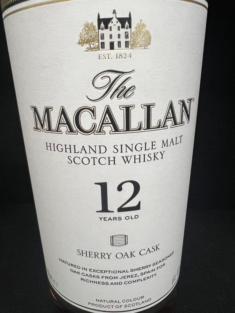 新品未開封　マッカラン 12年シェリーオークカスク700ml
