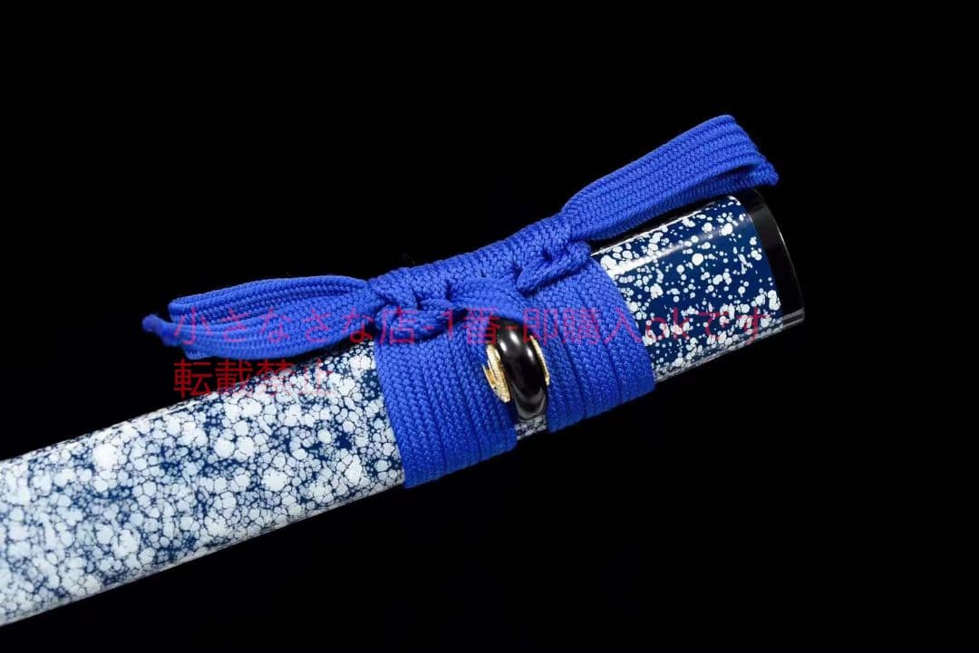 20寸焼藍武士刀【雪花秀】古兵器 武具 刀装具 日本刀 模造刀 居合刀