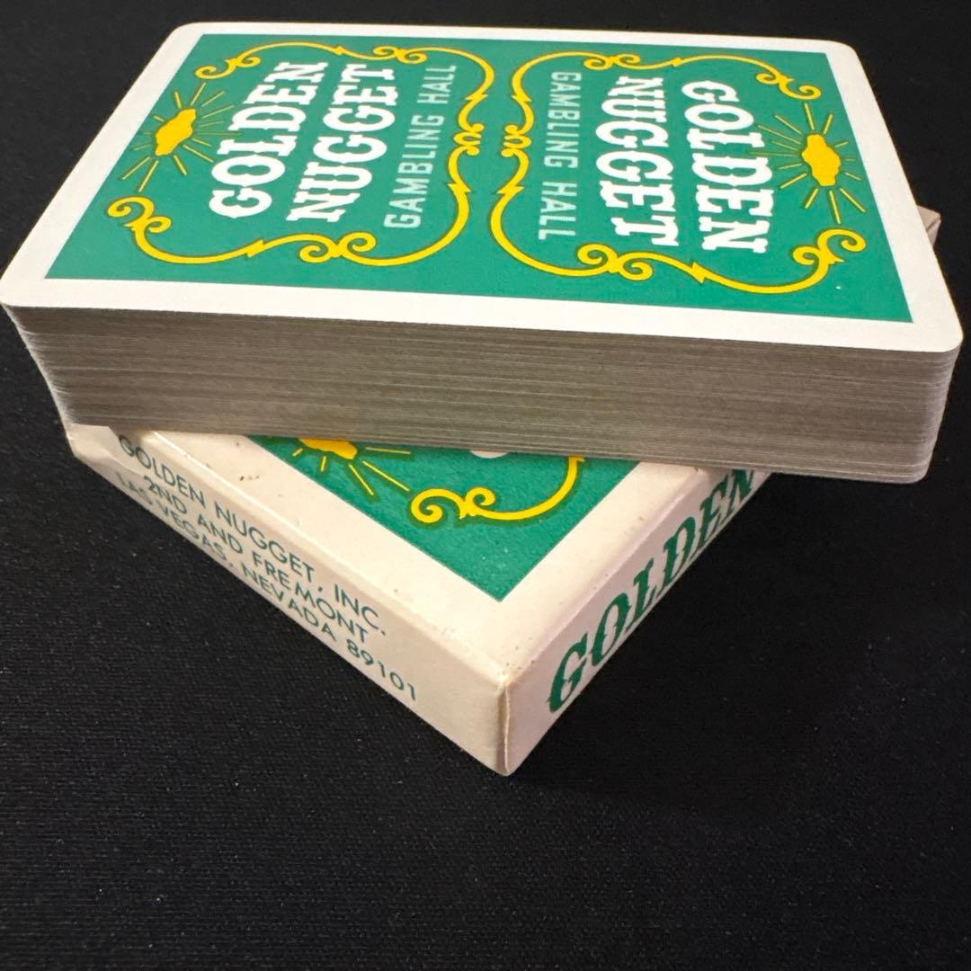 超美品 Golden Nugget 緑 カジノデック ゴールデンナゲット
