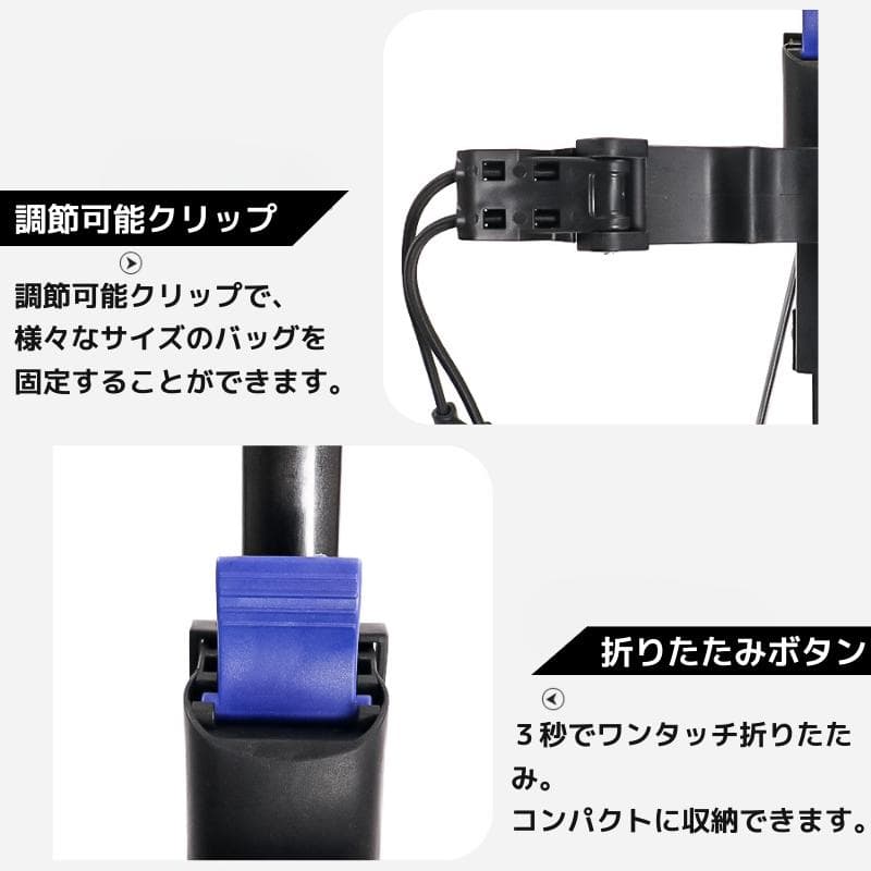 折りたたみ式ゴルフカート軽量静音大型ホイール付きドリンクホルダー付き黒ブラック