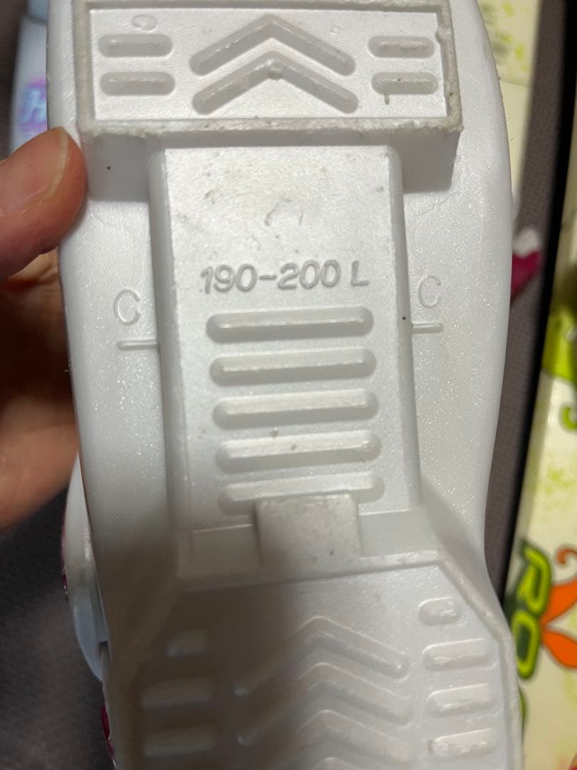 ロシニョール　キッズスキー板　ビンディング　ストック　靴2サイズ　計5点