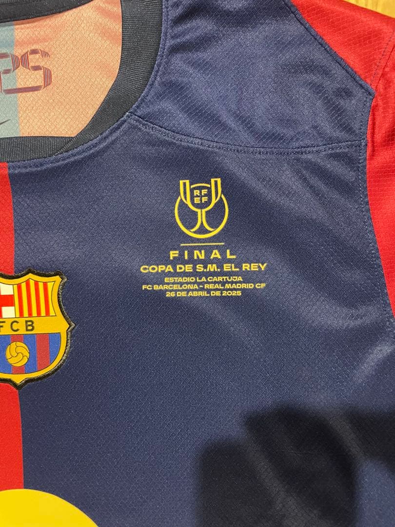 ペドリ　バルセロナ24-25 背番号8 正規品　コパデルレイ決勝仕様