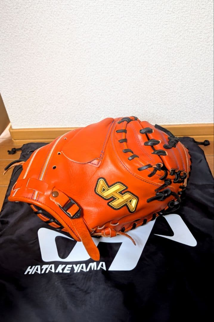 HATAKEYAMA 硬式キャッチャーミット M8型 高校野球対応