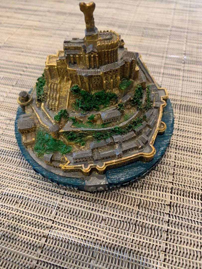 モンサンミッシェル 世界遺産 フランス ミニチュア 置物 アンティーク