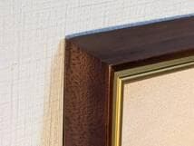 【真作】絵画　間宮正　日本画10号　黒沢渓瀑　静寂と癒しの一枚　共シール　V84