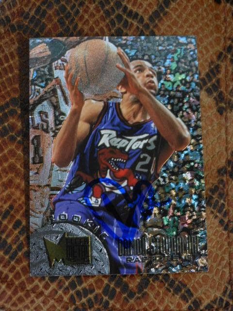 NBA新人王デイモンスタウダマイアーFLEERLサイン入りルーキーカード