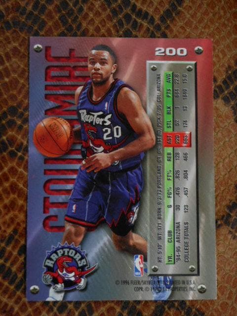 NBA新人王デイモンスタウダマイアーFLEERLサイン入りルーキーカード