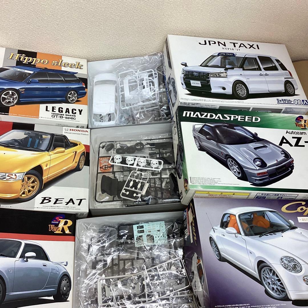 アオシマ 1/24スケール プラモデル11点まとめ売り いすゞエルフなど 未組立