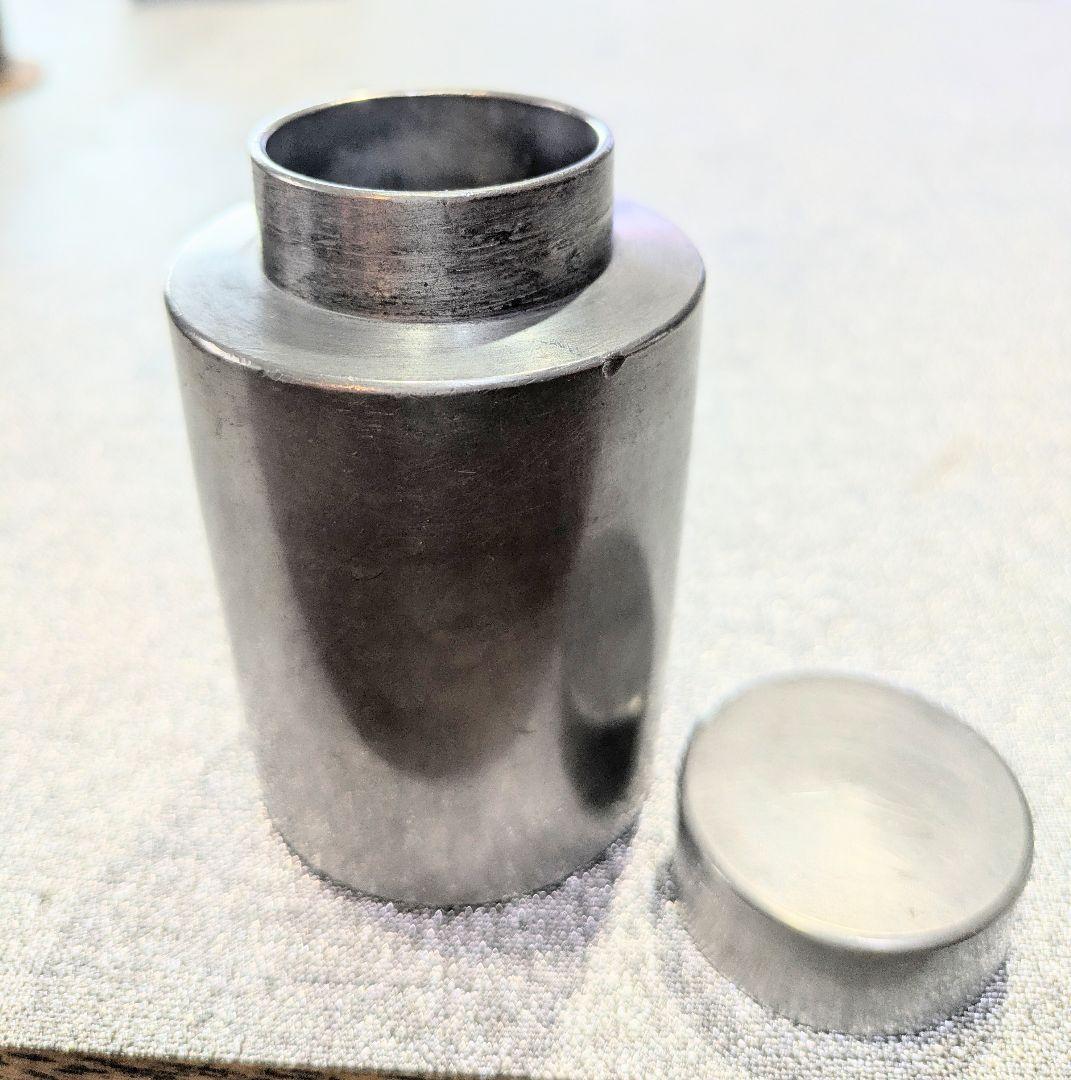 古錫製茶器 　点銅