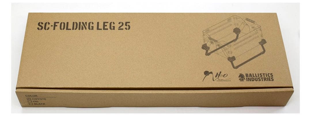 新品未使用　Ballistics × H&O シェルコンレッグ 25用 ブラック