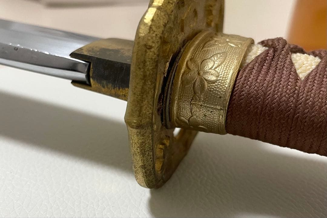 略式軍刀拵入　模造刀　旧日本陸軍　皮鞘