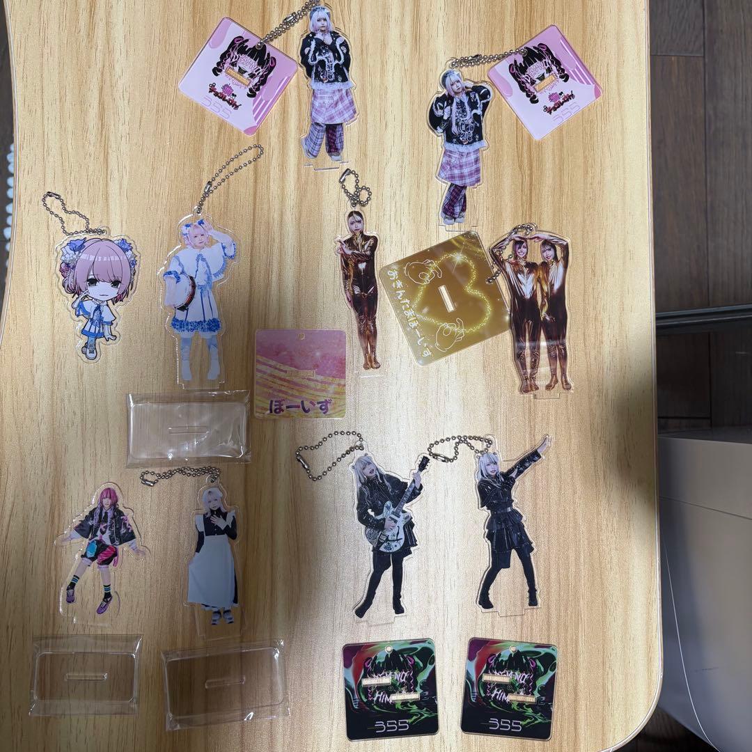 電脳ヒメカ　うらら　アクリルスタンドキーホルダー　缶バッジ　18点セット