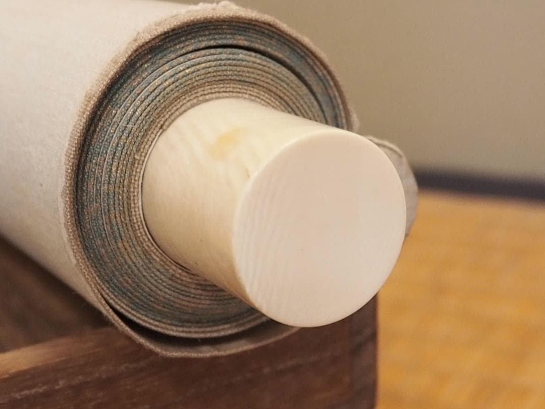 長谷川玉峰自筆『あやめに蛍之図』掛軸