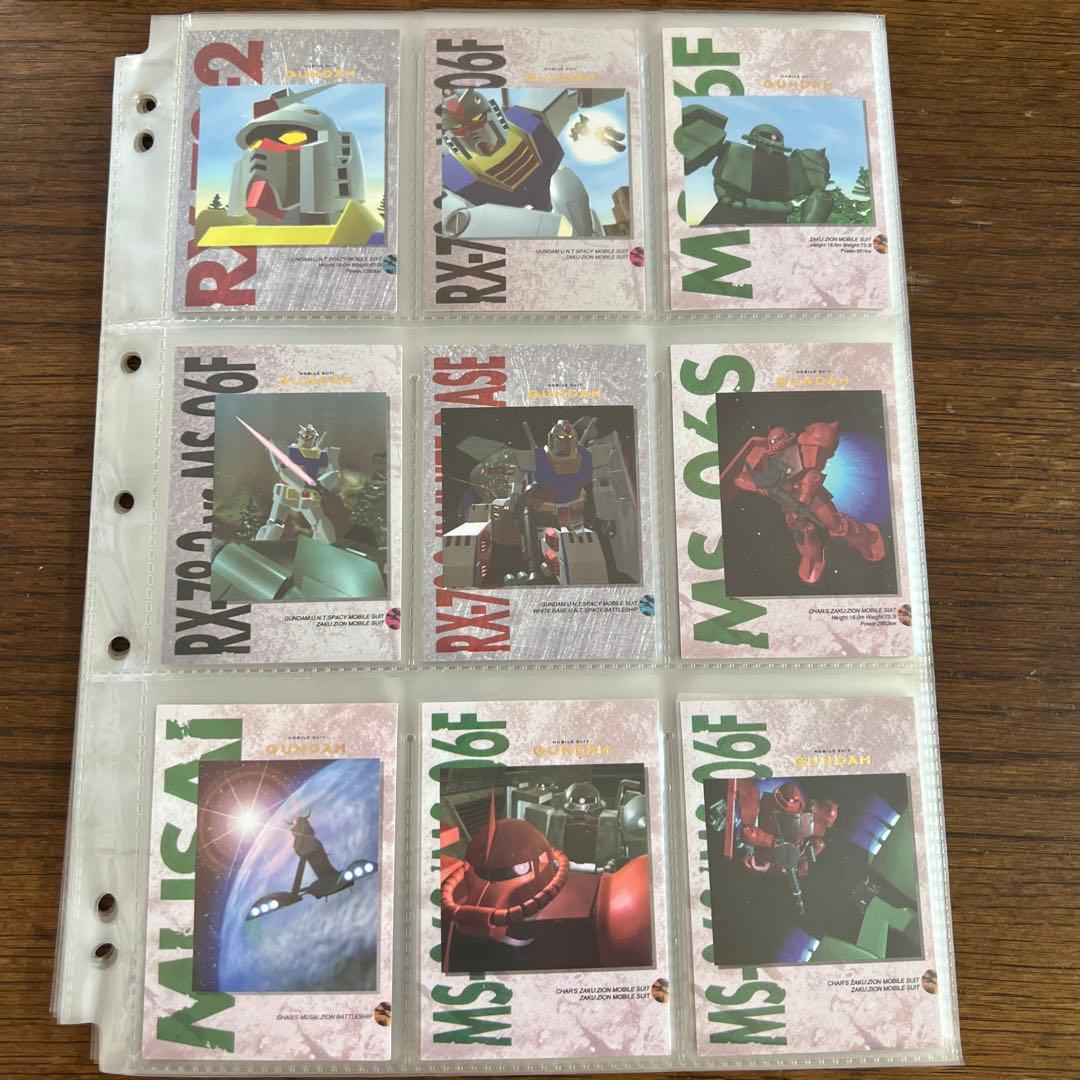 カードダスマスターズ　カード　モビルスーツガンダム　セミコンプセット　125種