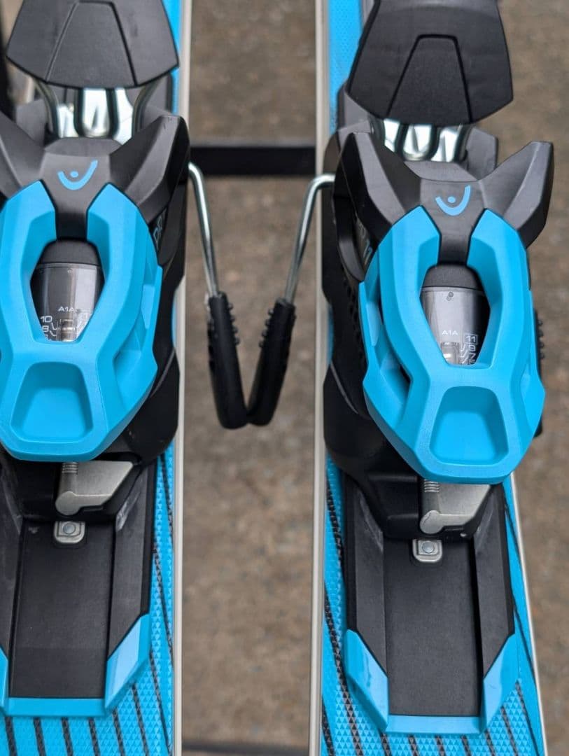 HEAD SLR スキー 青色 バインディング付き