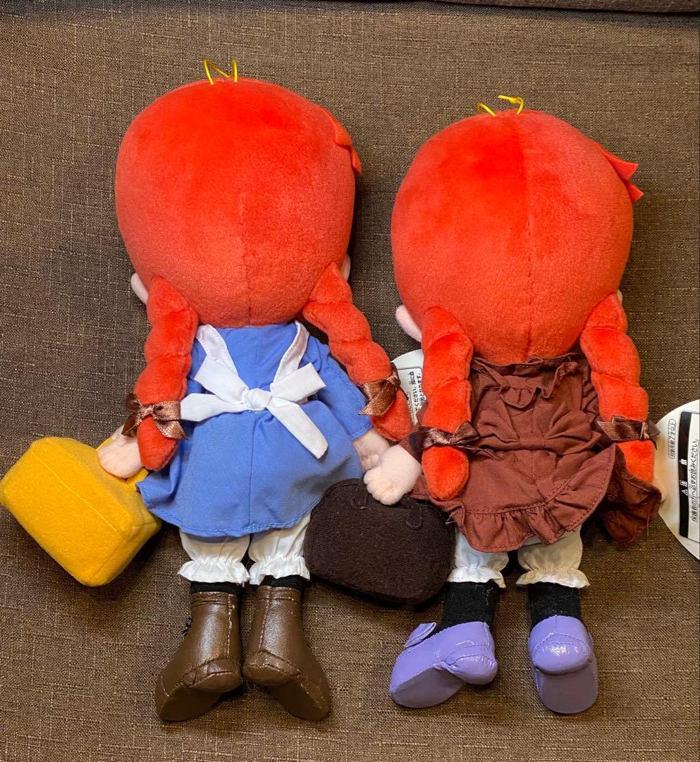 世界の名作 赤毛のアン ぬいぐるみ 2体セット 32cm 30cm 2002年
