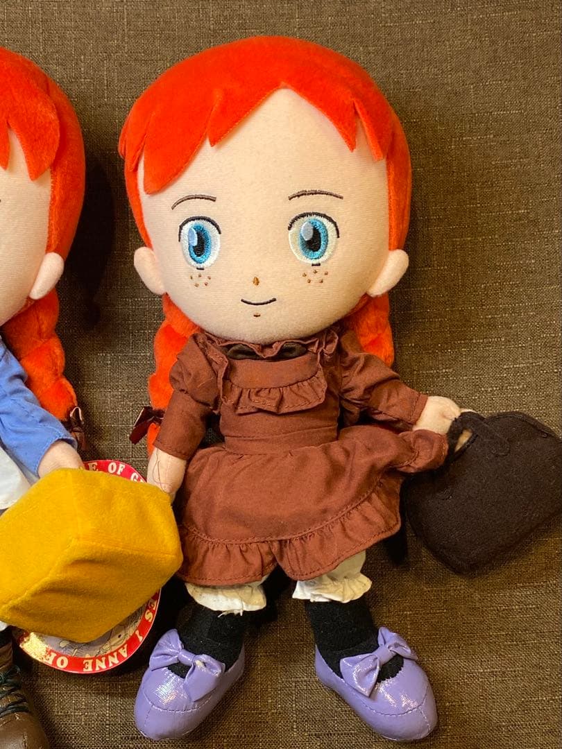 世界の名作 赤毛のアン ぬいぐるみ 2体セット 32cm 30cm 2002年