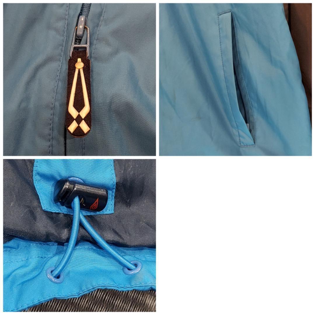 アンブロ イングランド代表 ナイロンジャケット サッカー 紺 青 00s XL