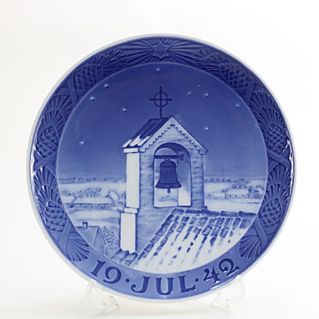 1942年「ベルフレーム」 イヤープレート ロイヤルコペンハーゲン