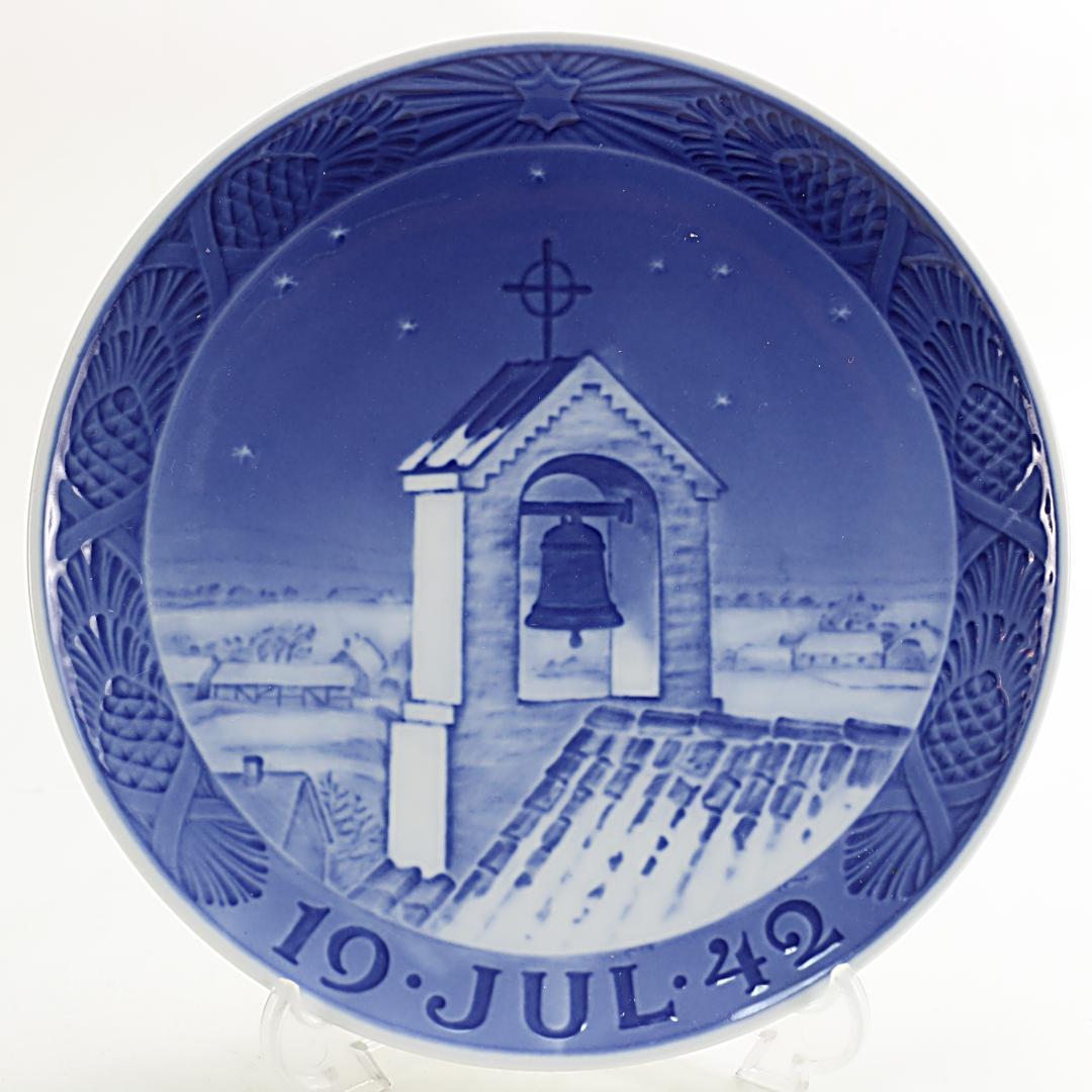 1942年「ベルフレーム」 イヤープレート ロイヤルコペンハーゲン