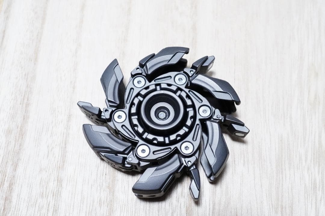 変型ブラックメタル ハンドスピナー 高速 回転 メタル