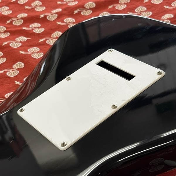 ミニエレキギター ブラック メーカー不詳