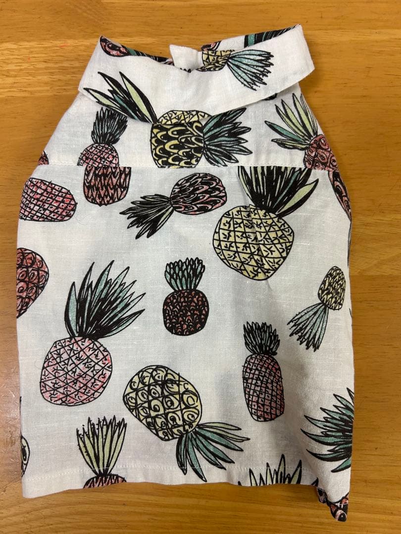 アトリエジジ　パイナップル柄 犬用タンクトップドレス & シャツ　２着セット