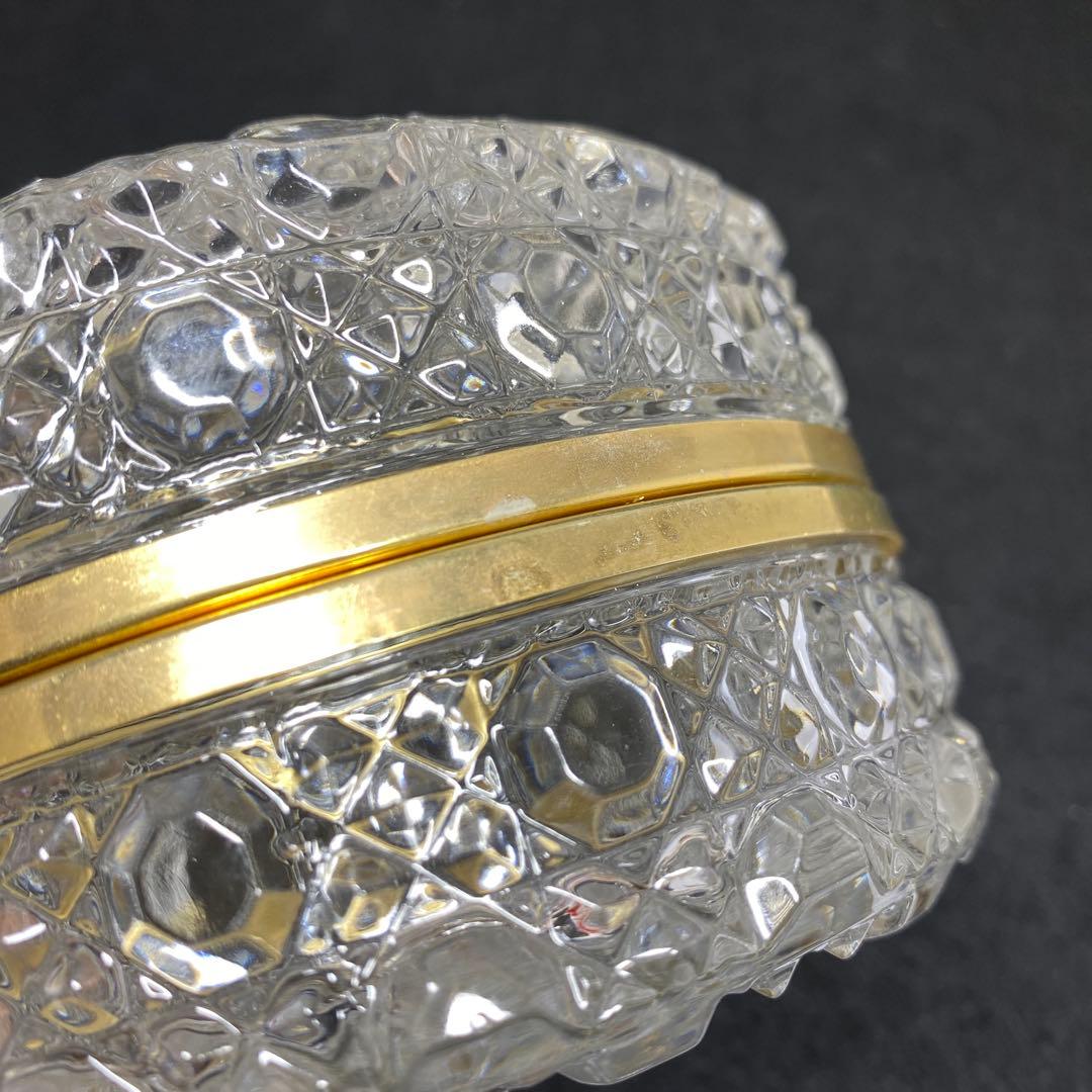 オールドバカラ　ダイヤモンドピエール　蓋物　タサコサ　東里7-1210☆1F