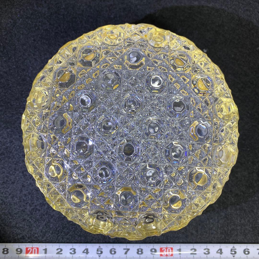 オールドバカラ　ダイヤモンドピエール　蓋物　タサコサ　東里7-1210☆1F